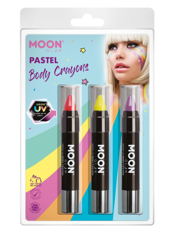 Sminkeblyanter UV Pastel Neon Unicorn | Enhjørning Sminke / Makeup - Makeup & Negle - Temashop