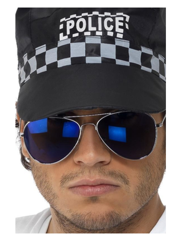 Aviator Briller Blå | Politi Briller - Hovedtilbehør - Temashop