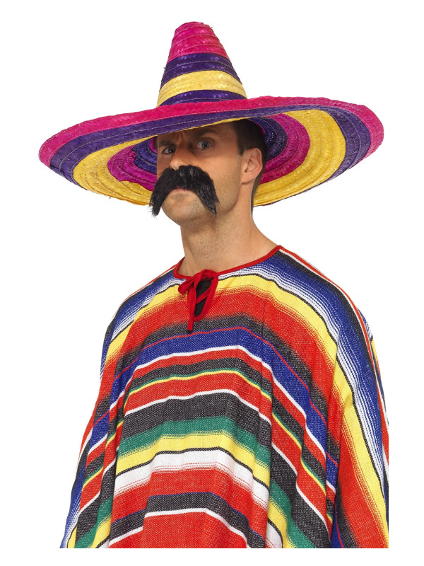 Sombrero Farverig | Fiesta Hat / Hue / Hjelm - Hovedtilbehør - Temashop