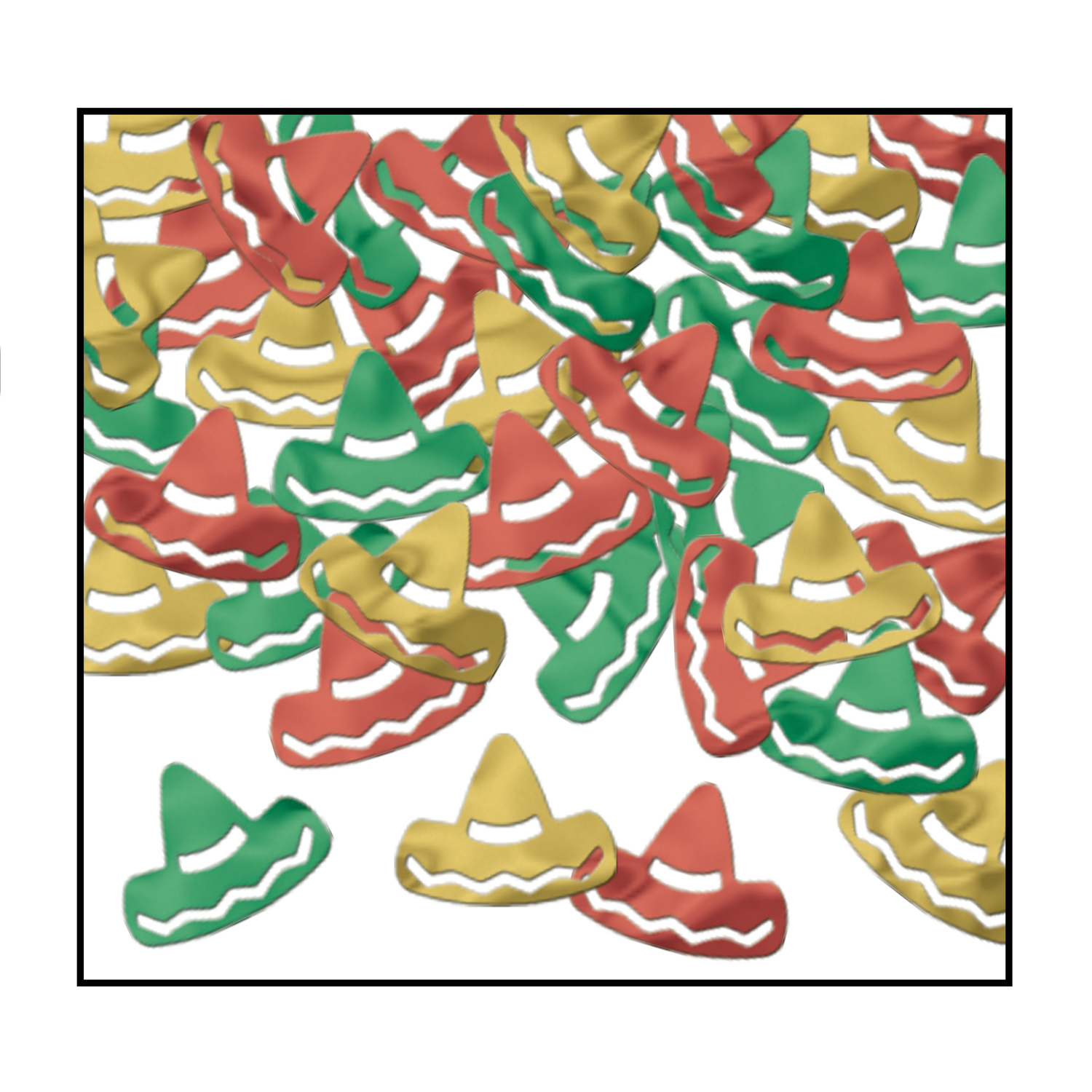 Sombreros Konfetti - 1 stk | Fiesta Konfetti - Temashop