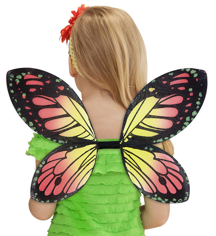 Sommerfuglevinger Barn Farverig | Sommerfugl Vinger - Kropstilbehør - Temashop