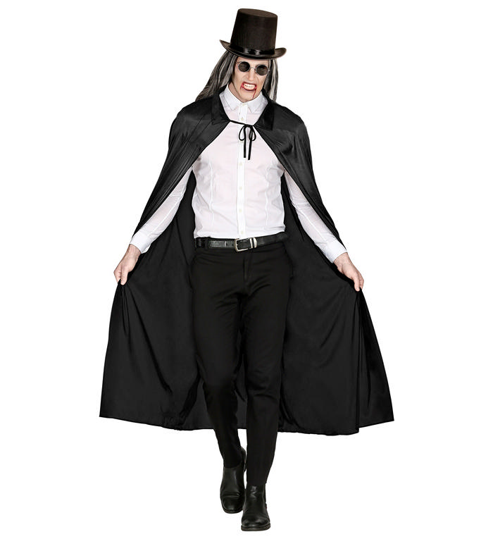 Sort Kappe Lang | Halloween Kappe - Beklædning - Temashop