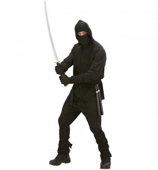 Sort Ninja Kostume