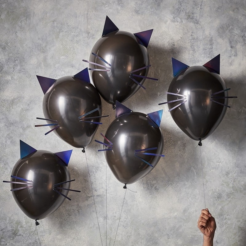 Sorte Katte Balloner