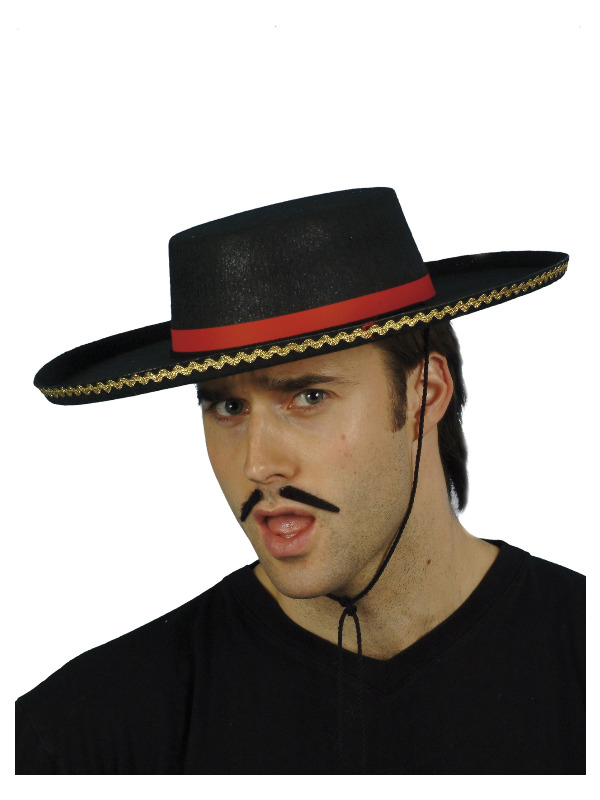 Spansk Hat | Flamenco Hat / Hue / Hjelm - Hovedtilbehør - Temashop