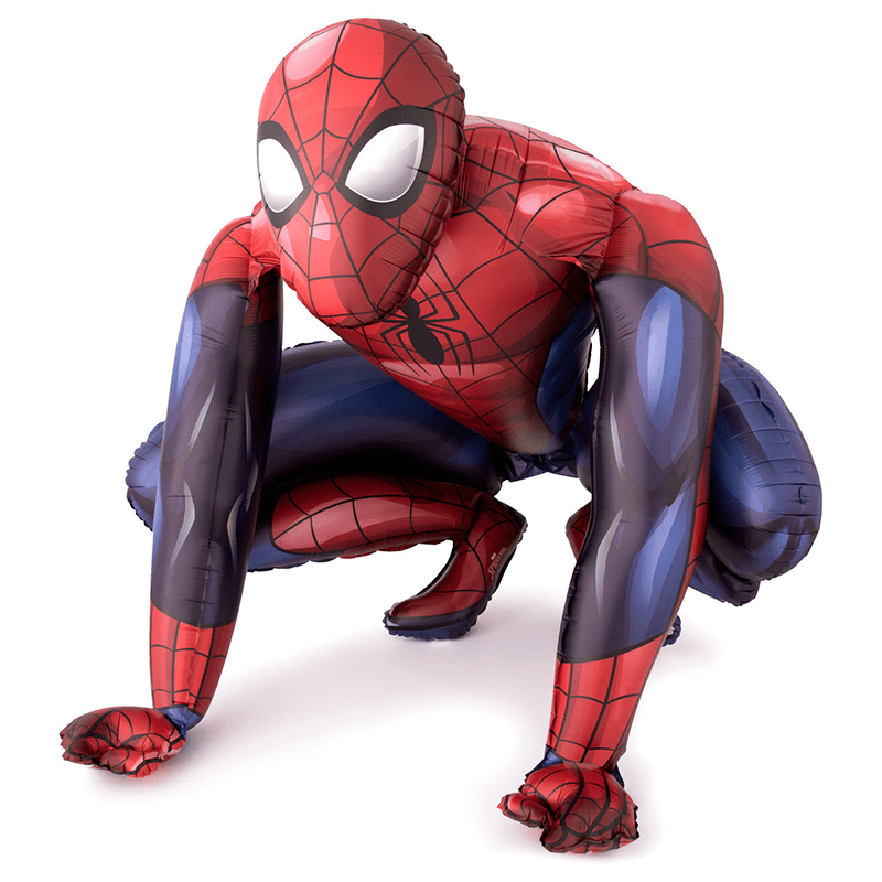 Spider-Man AirWalker Folieballon - 1 stk (91 x 91 cm) | Spider-Man Folieballoner - Temashop