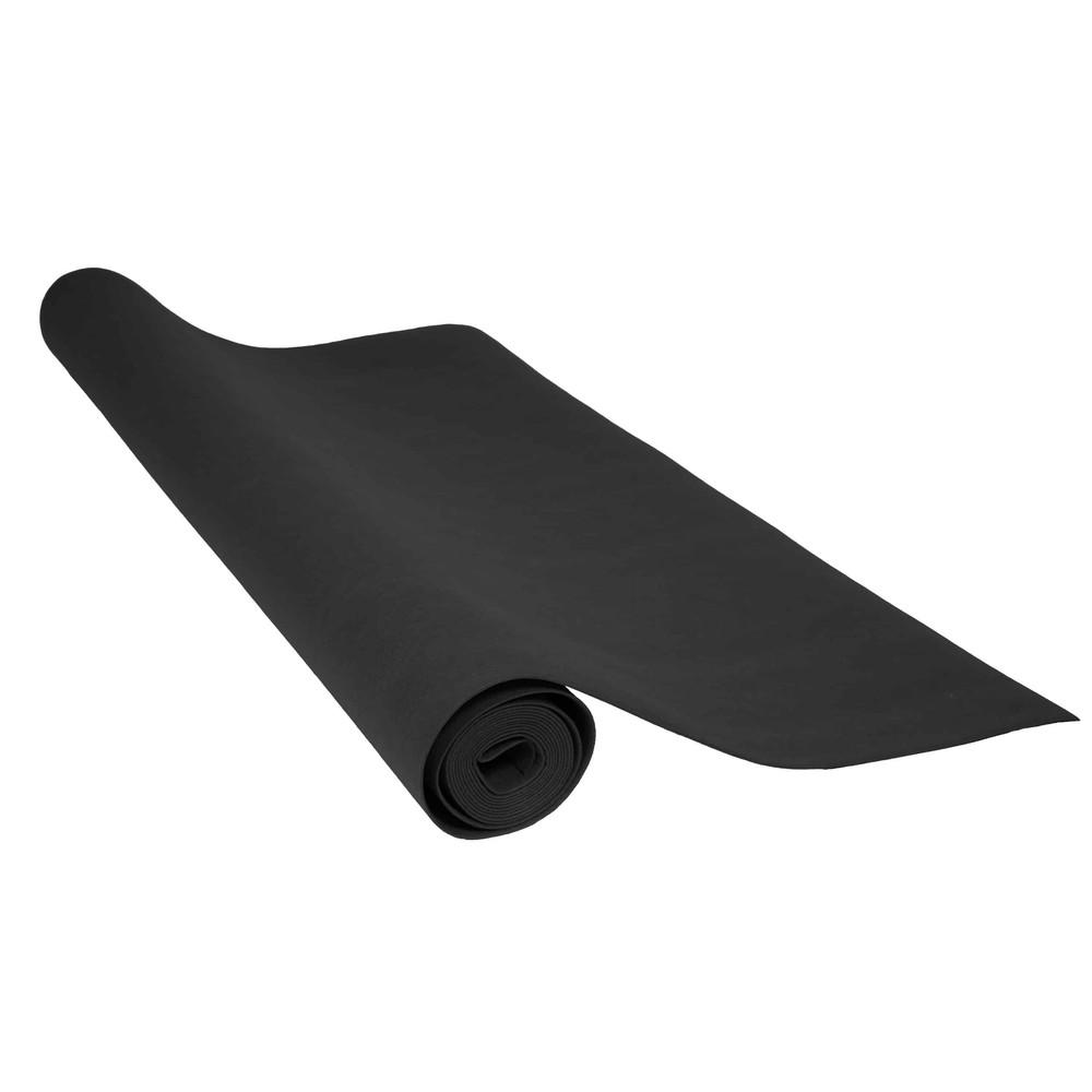 Gulvløber Sort - 1 stk (1 x 3 m) | Sort tema Gulvløber - Temashop