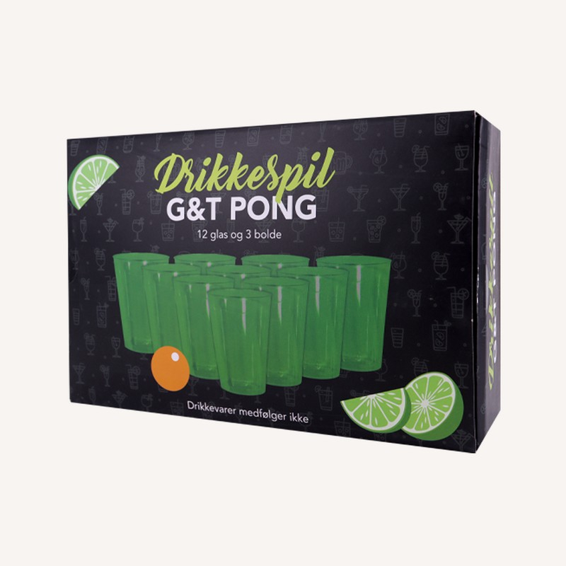 Gin & Tonic Pong | Drinks Drukspil - Temashop
