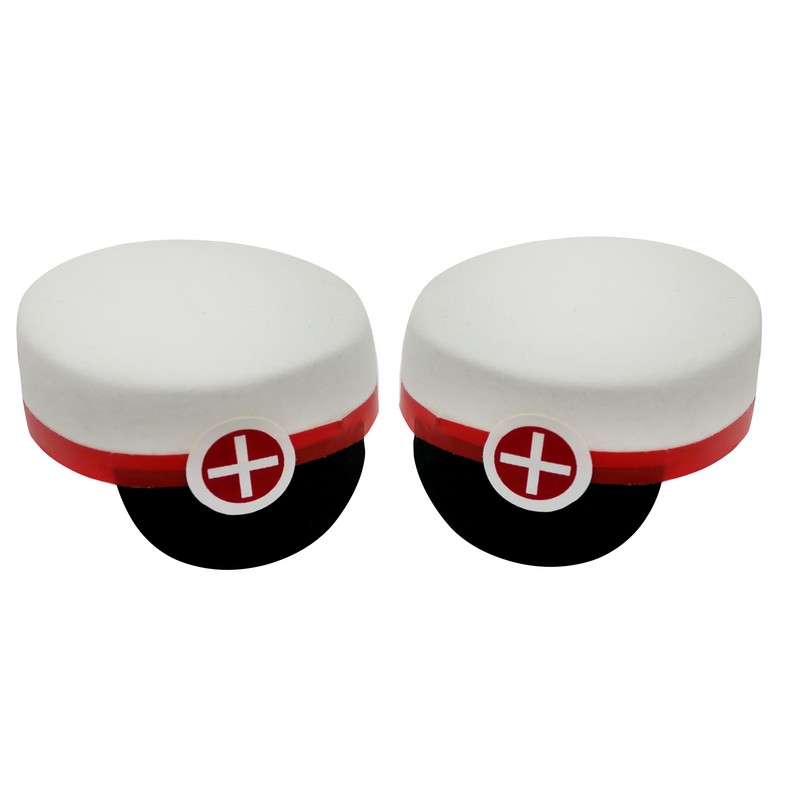 Studenterhuer Borddekoration Rød - 2 stk | Studerende Centerpieces - Temashop
