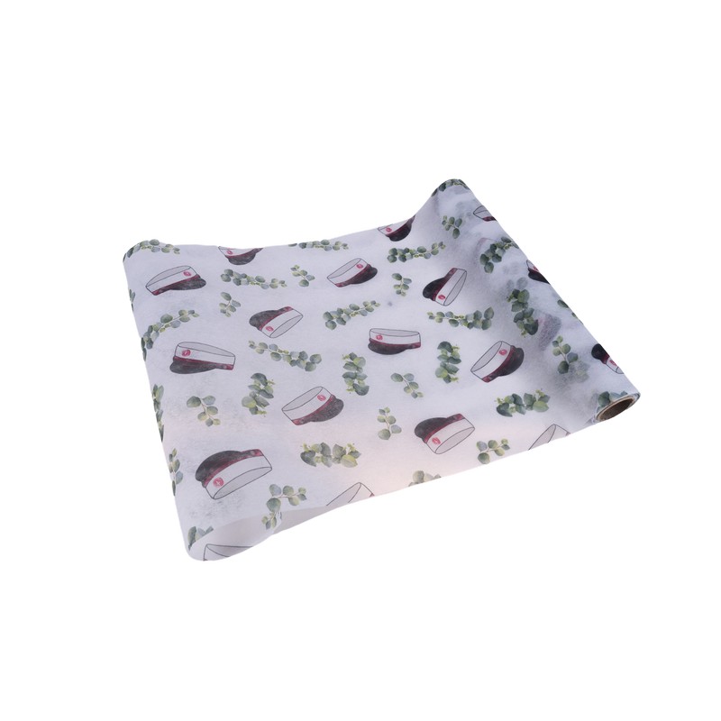 Student Bordløber Rød Hue - 1 stk (28 cm x 4 m) | Studerende Bordløber - Temashop