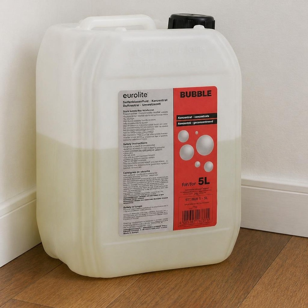 Sæbeboblevæske 5L (5 L) | 70'erne Disco Lyseffekter - Temashop