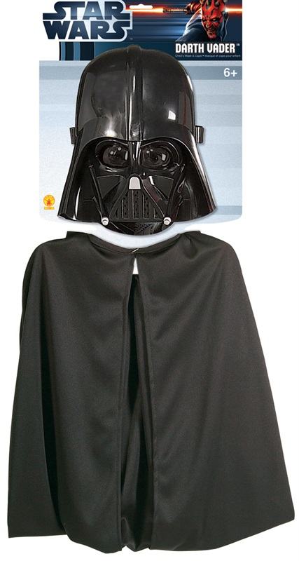 Star Wars Darth Vader Maske & Kappe | Star Wars Kostumekit - Beklædning - Temashop