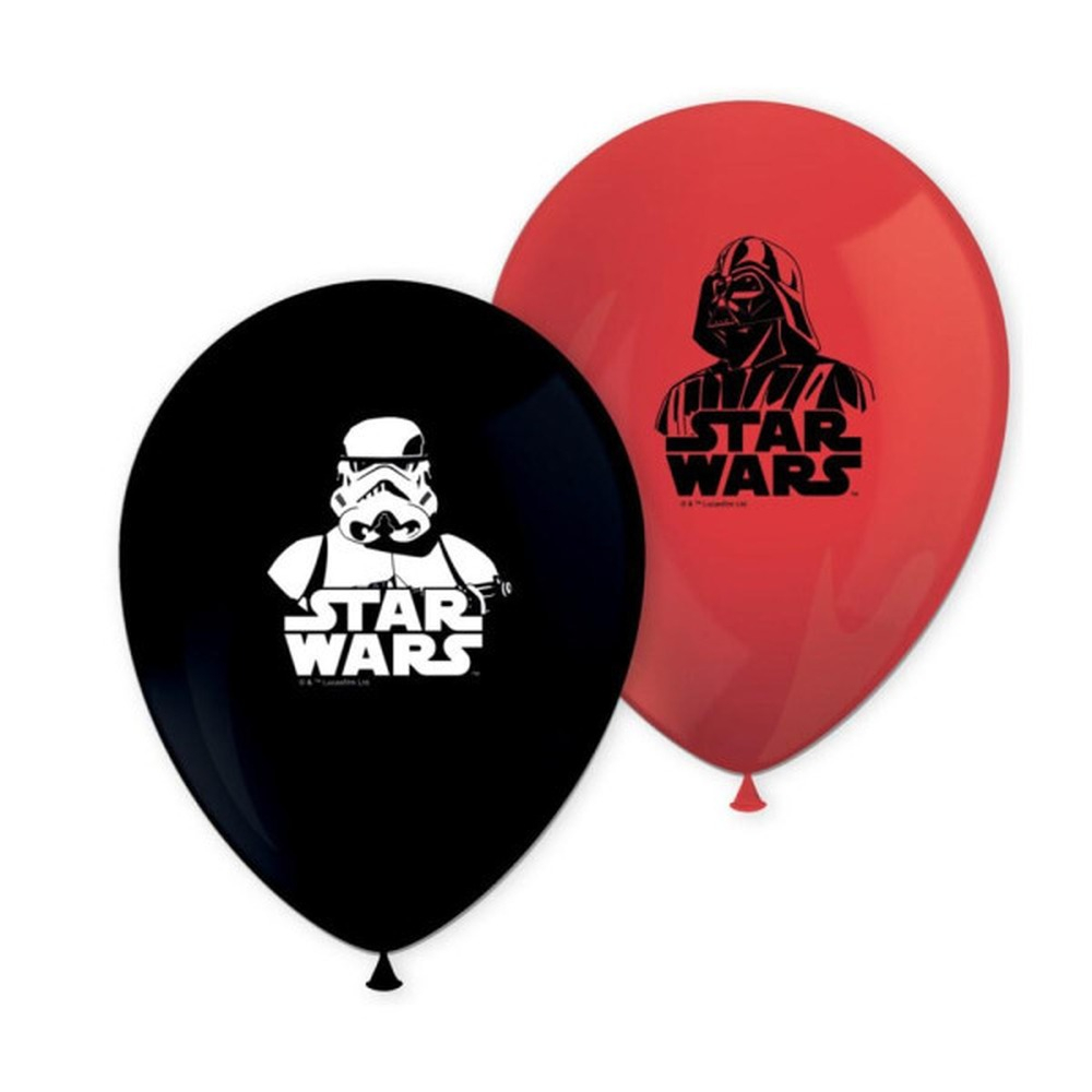 Star Wars Final Battle Balloner - 8 stk (28 cm) | Star Wars Latexballoner - Temashop