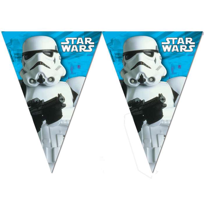 Star Wars Final Battle Vimpelguirlande - 1 stk (2,3 m) | Star Wars Guirlander - Temashop