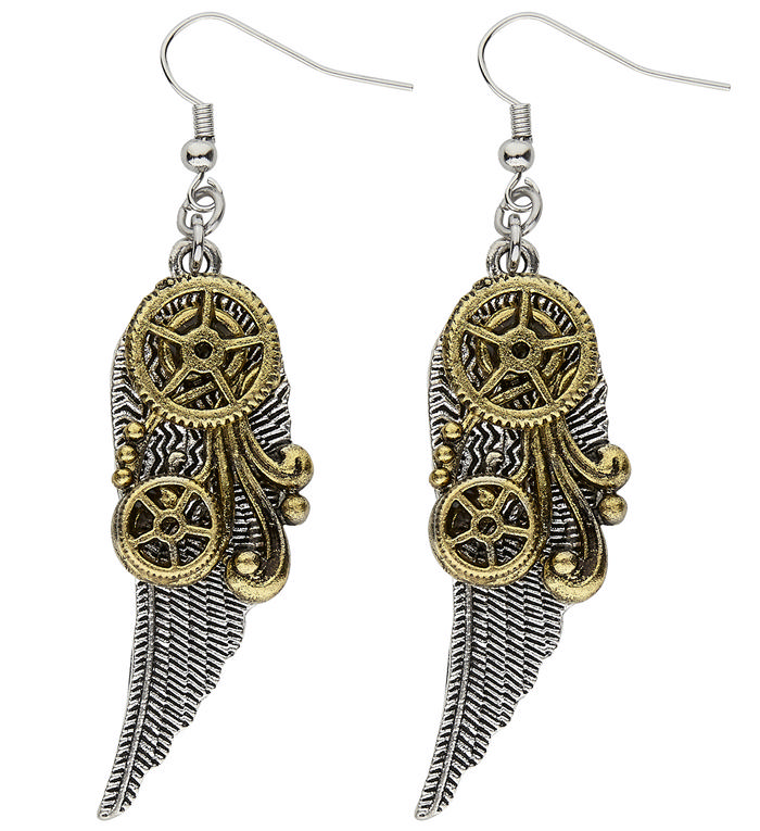 Steampunk Vinge Øreringe | Steampunk Øreringe - Smykker - Temashop