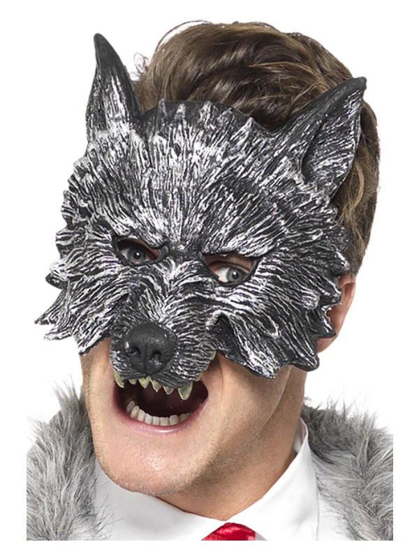 Store stygge ulv maske | Ulv Maske - Hovedtilbehør - Temashop