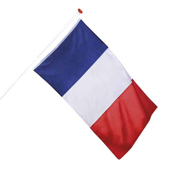 Stort Fransk Flag - 1 stk (90 x 150 cm) | Frankrig Flag - Temashop