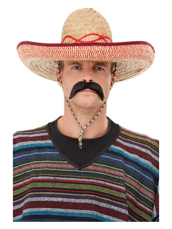 Strå Sombrero | Fiesta Hat / Hue / Hjelm - Hovedtilbehør - Temashop