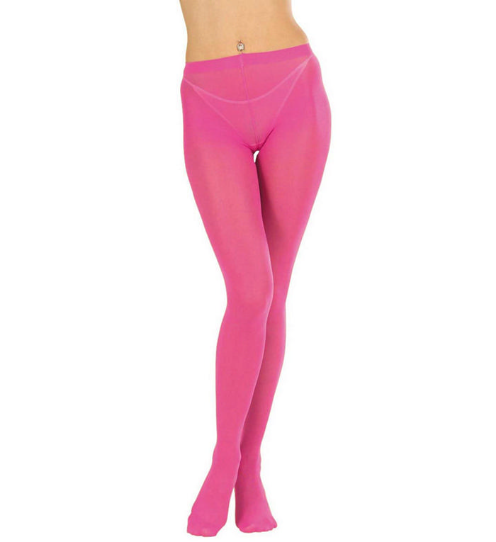 Strømpebukser Hot Pink | Pink tema Strømper / Strømpebukser / Knæstrømper - Beklædning - Temashop