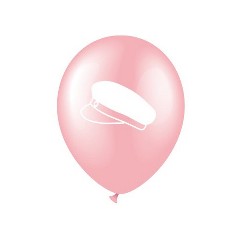 Student Latexballoner Lyserød - 6 stk (30 cm) | Studerende Latexballoner - Temashop