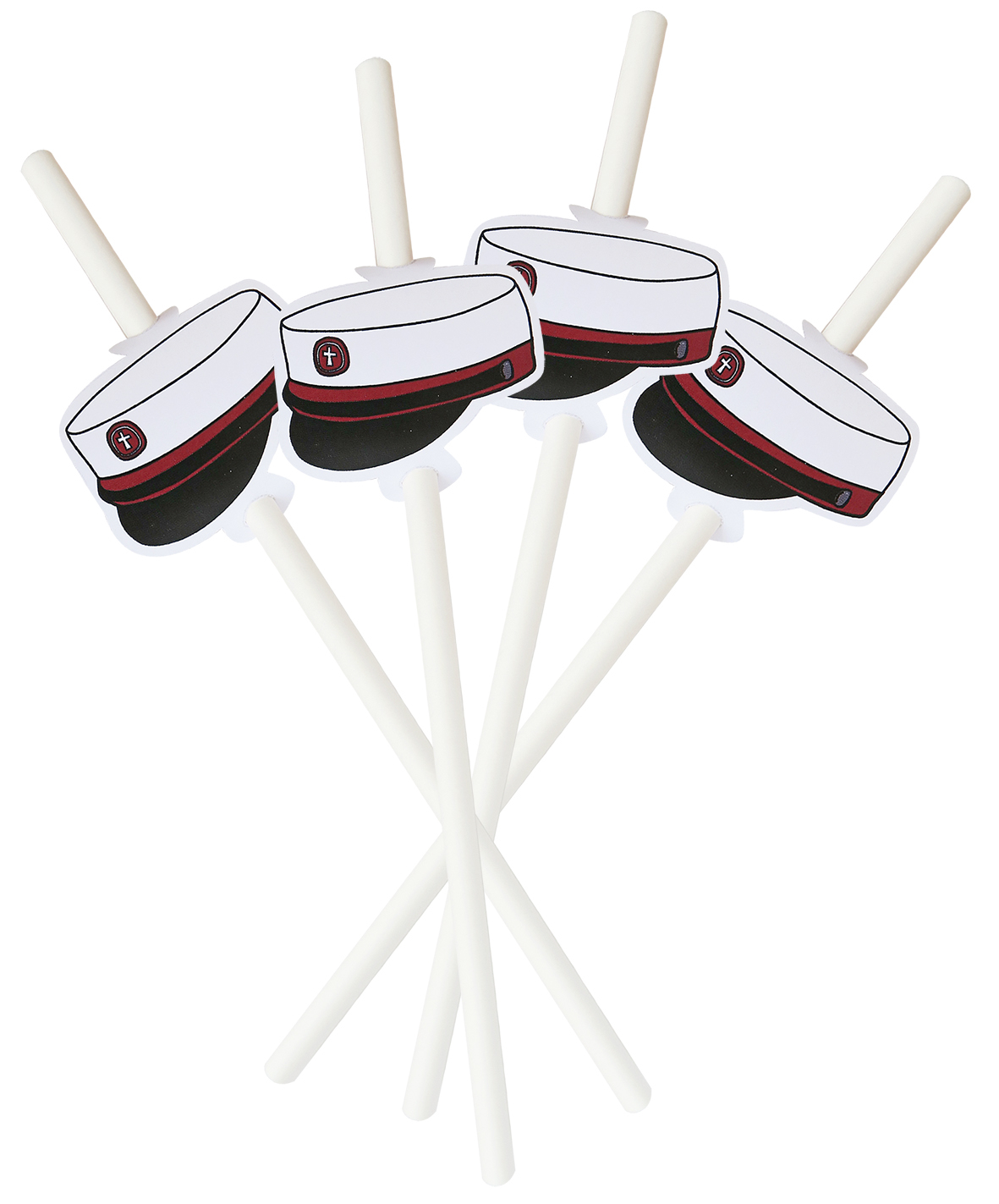 Student Papirsugerør Rød