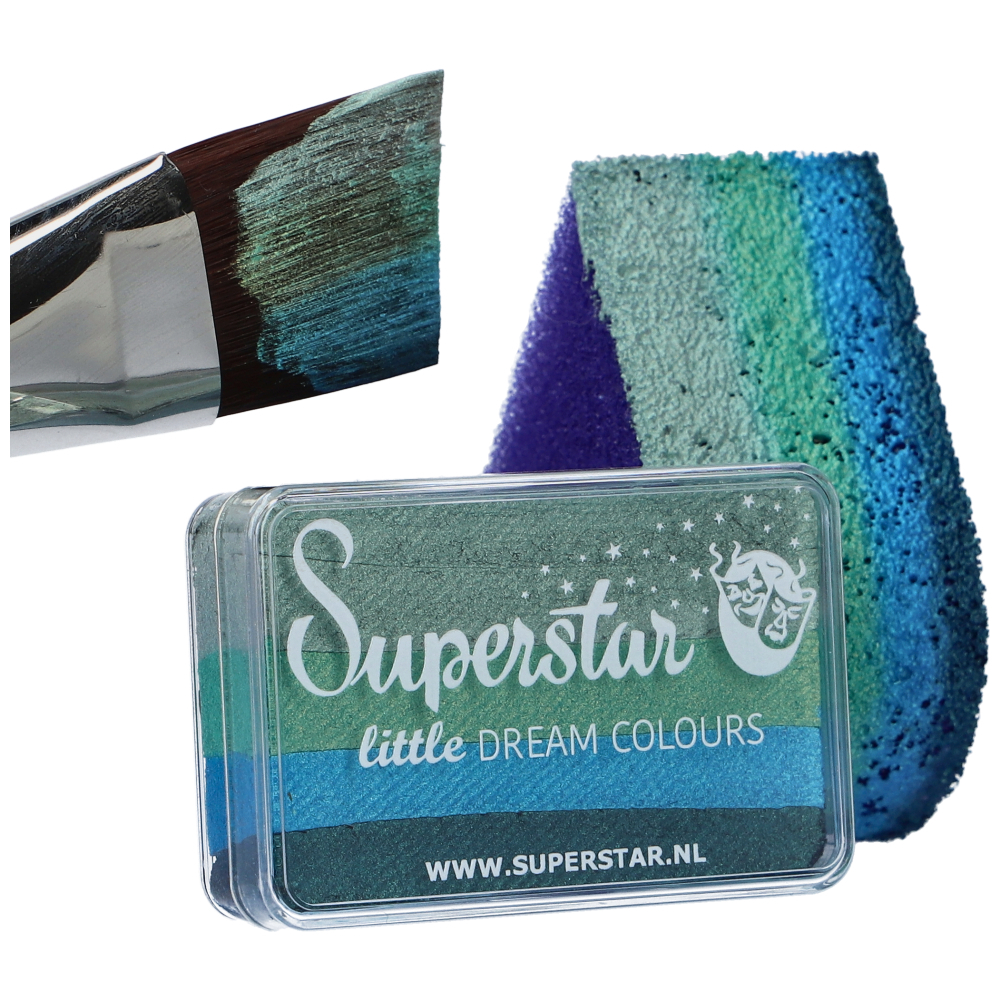 Split Cake Makeup Little Ocean | Havfrue Sminke / Makeup - Makeup & Negle - Temashop