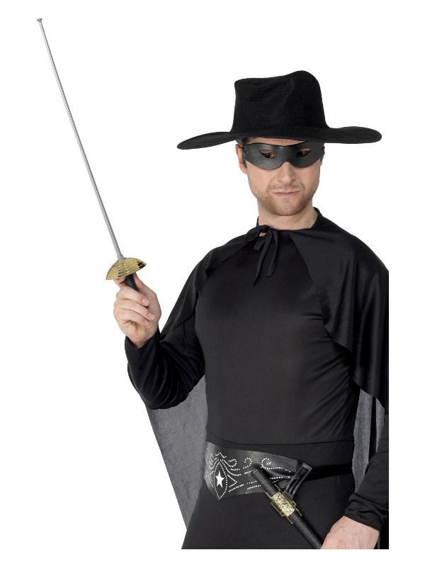 Sværd & Øjenmaske | Zorro Kostumekit - Beklædning - Temashop