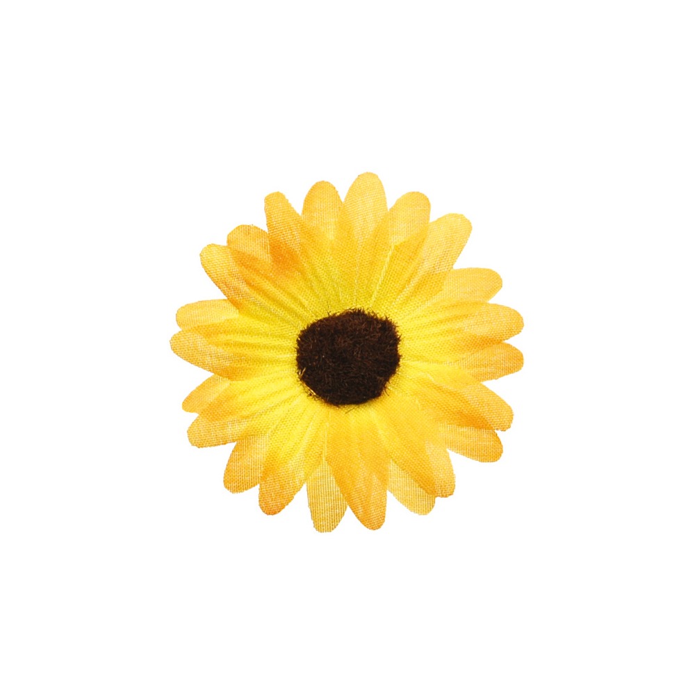 Gul Kunstig Dekorationsblomst - 1 stk (Ø 5 cm) | Blomst Kunstige blomster - Temashop