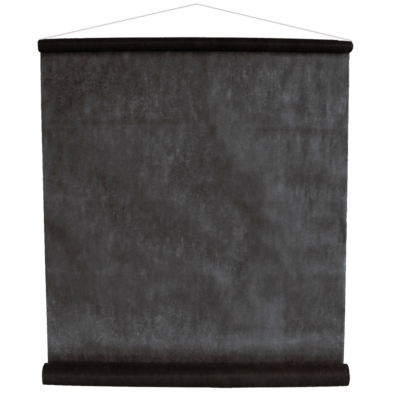 Banner Baggrund Sort - 1 rulle (80 cm x 12 m) | Sort tema Bannere - Temashop