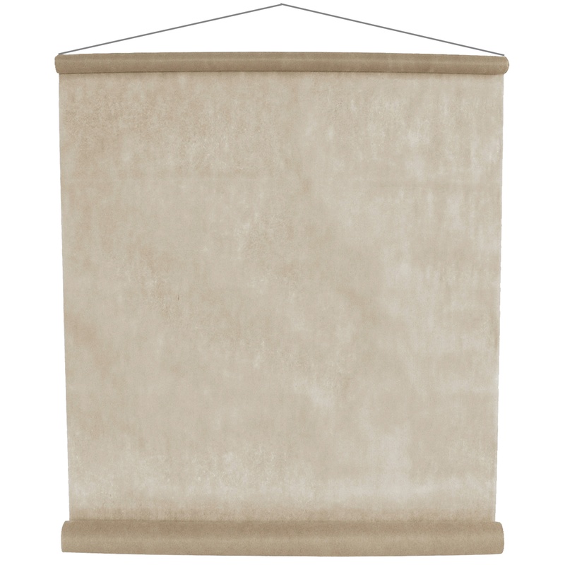 Banner Baggrund Sandfarvet - 1 stk (0,8 x 12 m) - Temashop