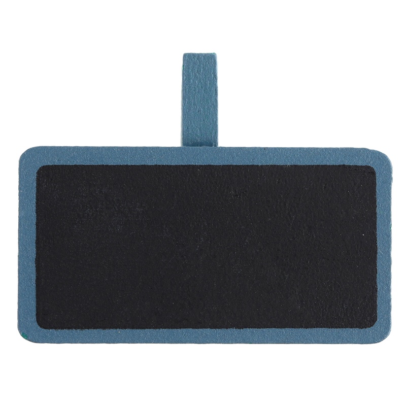 Mini Tavle Bordkort Blå - 12 stk (4 x 3,3 cm) | Blåt tema Bordnumre / bordkort / holdere - Temashop