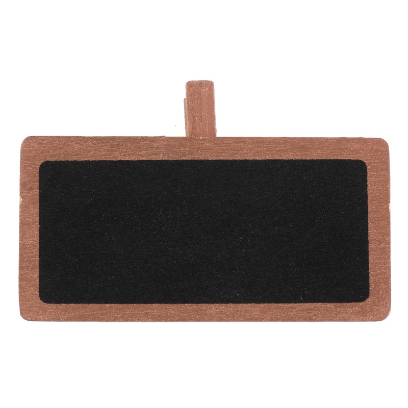 Mini Tavle Bordkort Kobber - 12 stk (4 x 3,3 cm) - Temashop