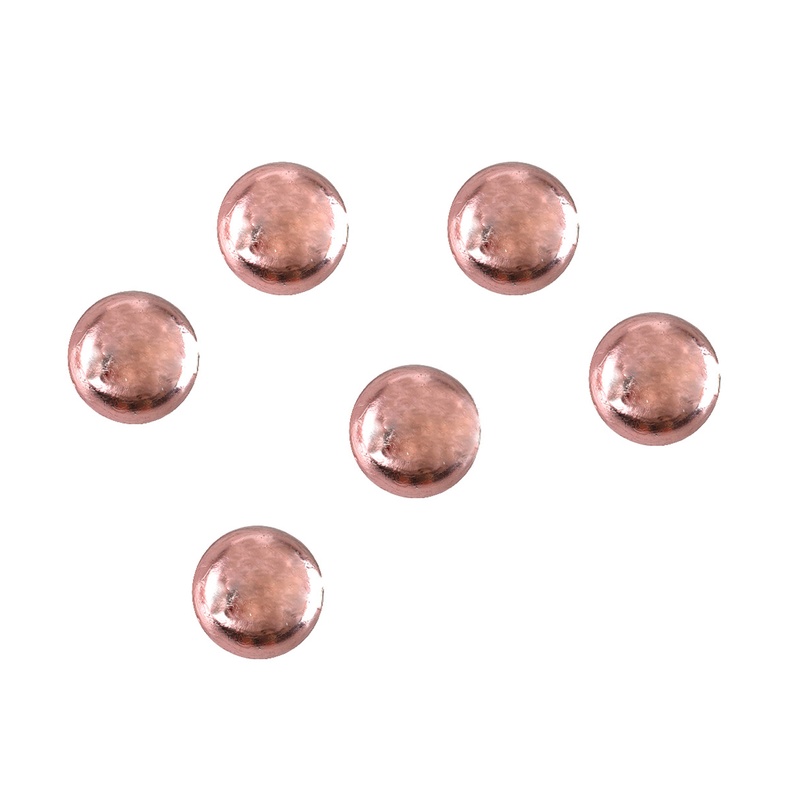 Dekorationsperler Rosaguld - 300 stk (7 mm) | Rosaguld tema Pyntesten - Temashop