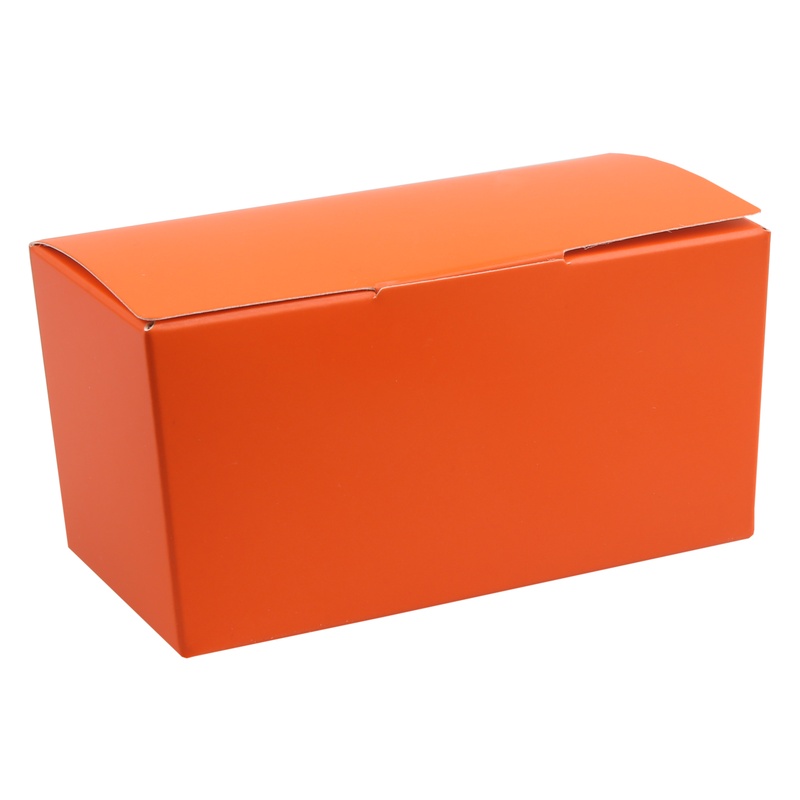 Chokoladeæsker Orange - 25 stk (15,5 x 14,5 x 5,5 cm) | Orange tema Æsker - Temashop