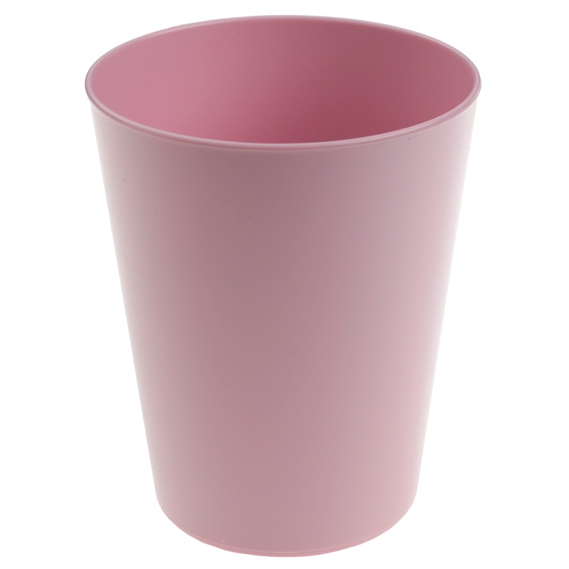 Genanvendelige Plastkrus Lyserød - 6 stk (330 ml) | Lyserødt Tema Krus - Temashop