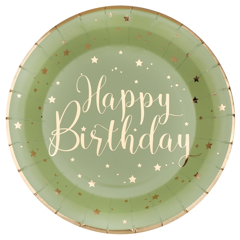 Happy Birthday Paptallerkener Oliven