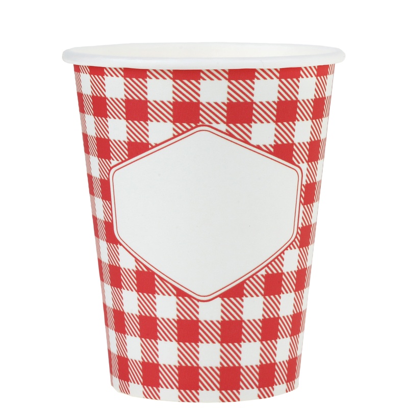 Ternede Picnic Papkrus - 10 stk (270 ml) | Picnic Krus - Temashop