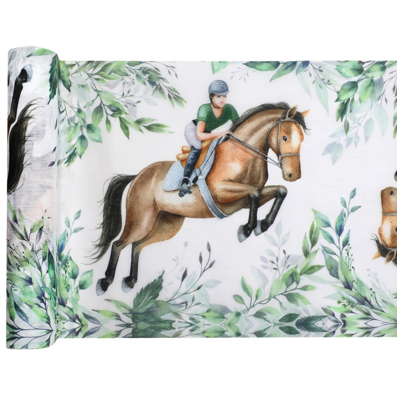 Heste Bordløber - 1 stk (30 x 500 cm) | Hest Bordløber - Temashop
