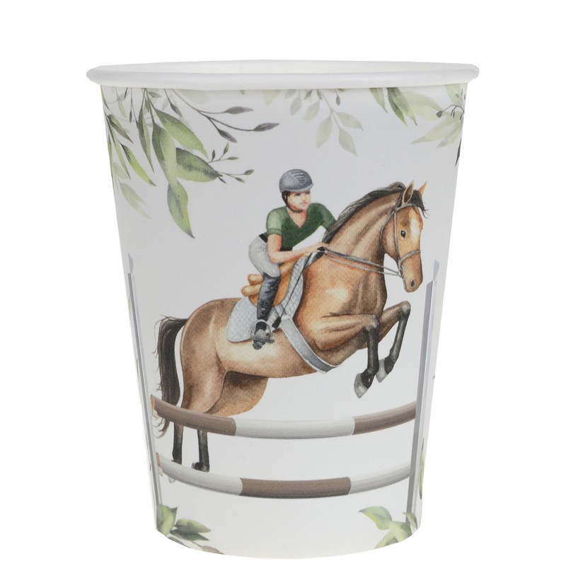 Heste Papkrus - 10 stk (270 ml) | Hest Krus - Temashop