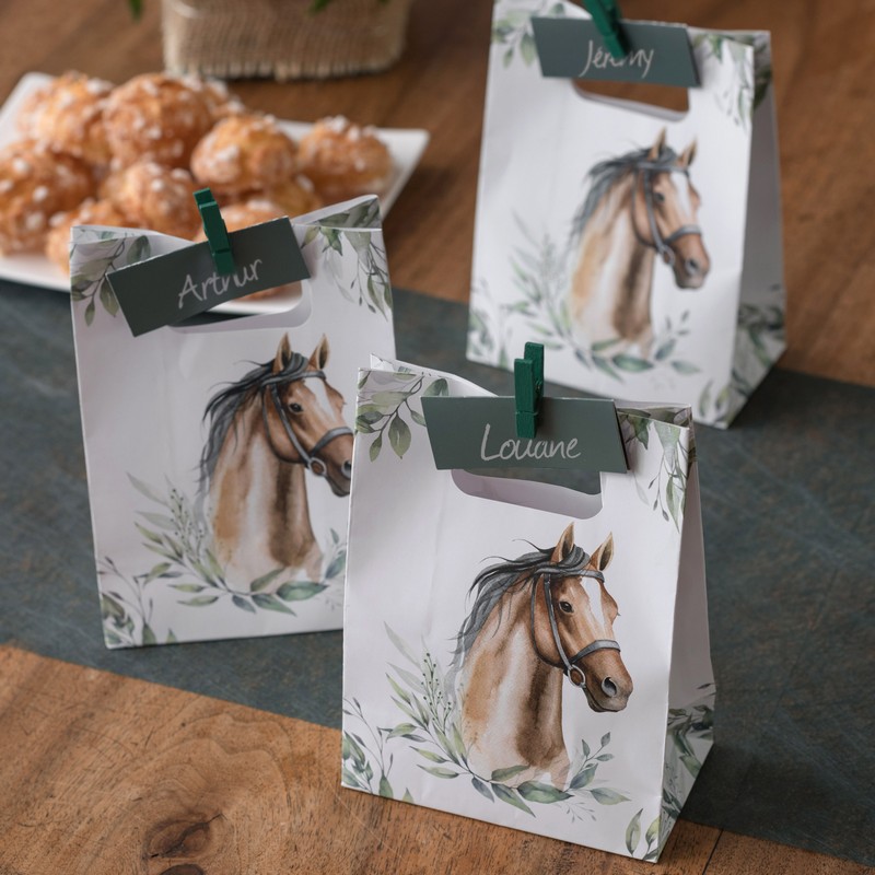 Heste Poser - 10 stk (13 x 7 x 18 cm) | Hest Poser / Goodiebags - Temashop