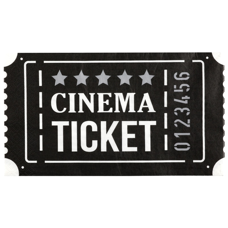 Cinema Billet Servietter