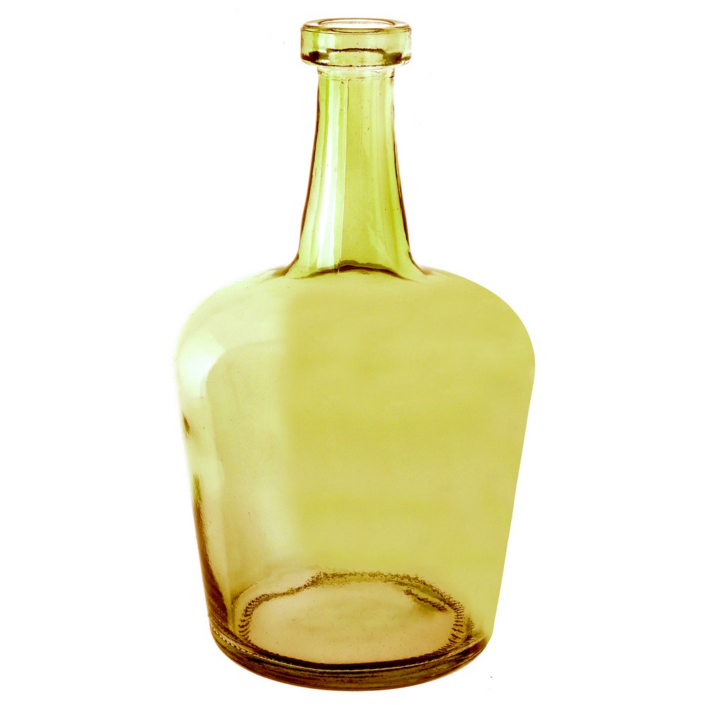 Madame Jeanne Glasvase Gul - 1 stk (Ø 8 x 14 cm) | Gul tema Vase - Temashop