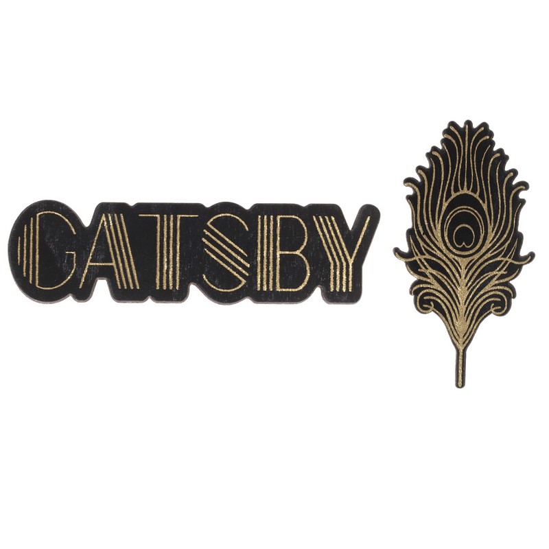 Gatsby Party Træ Borddekorationer - 10 stk | 20'erne Gangster Centerpieces - Temashop
