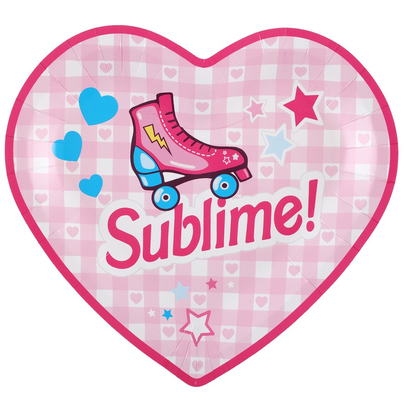 Girly Rulleskøjter Paptallerkener