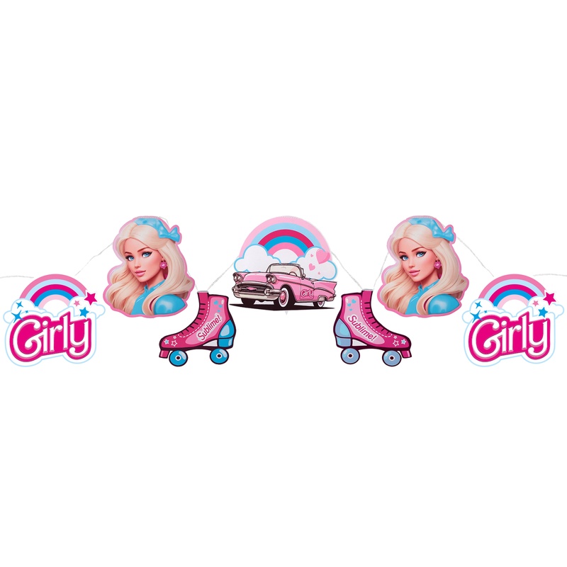 Girly Guirlande Lyserød