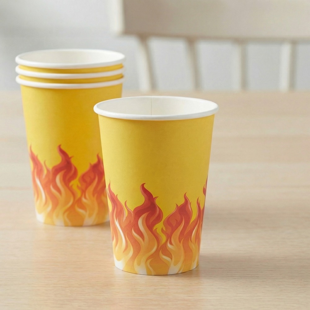 Brandmand Papkrus Gul - 10 stk (270 ml) | Brandmand Krus - Temashop