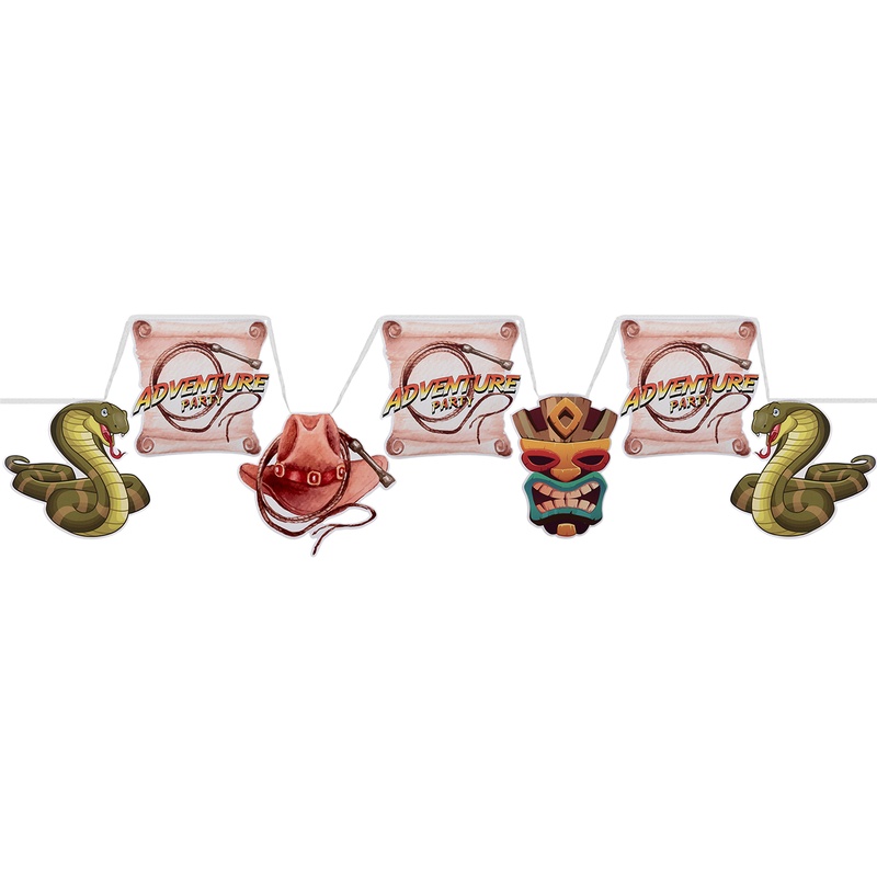 Safari Eventyr Guirlande - 1 stk (3 m) | Safari Guirlander - Temashop