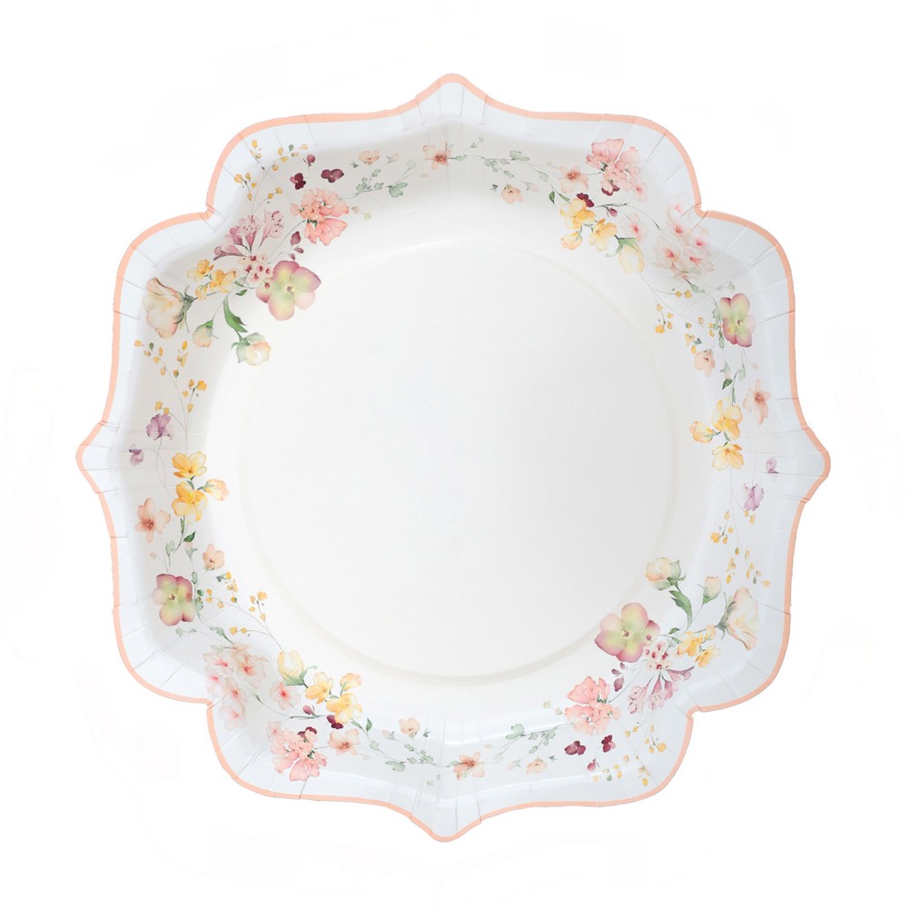 Herbarium Blomster Paptallerkener