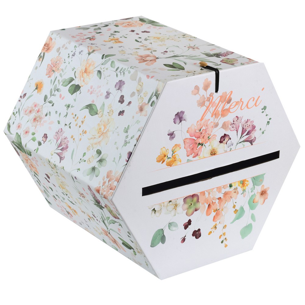 Merci Pengeboks Blomsterprint