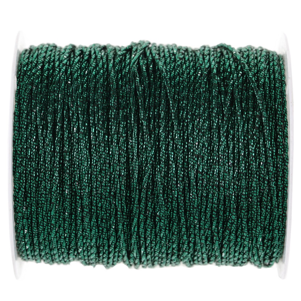 Metallisk Snor Mørkegrøn